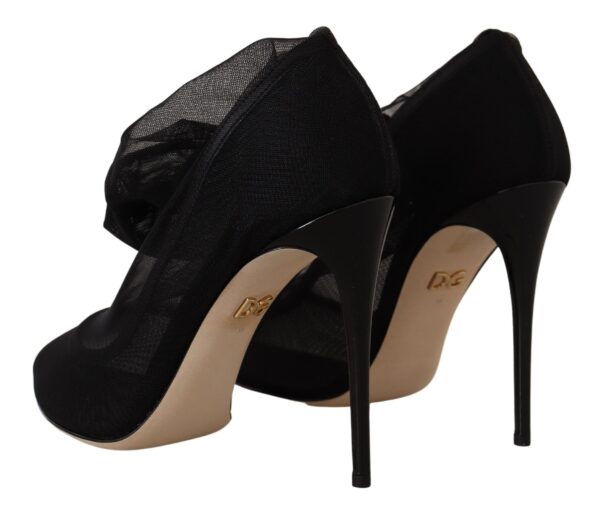 Dolce & Gabbana Elegant Stretch Sock Boot Pumps - Image 6