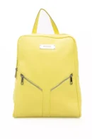 Baldinini Trend Sunshine Yellow Leather Backpack