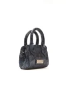 Pompei Donatella Blue Leather Women Mini Handbag
