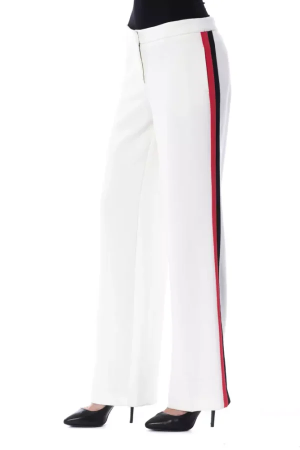 BYBLOS White Polyester Women's Pants - Image 2