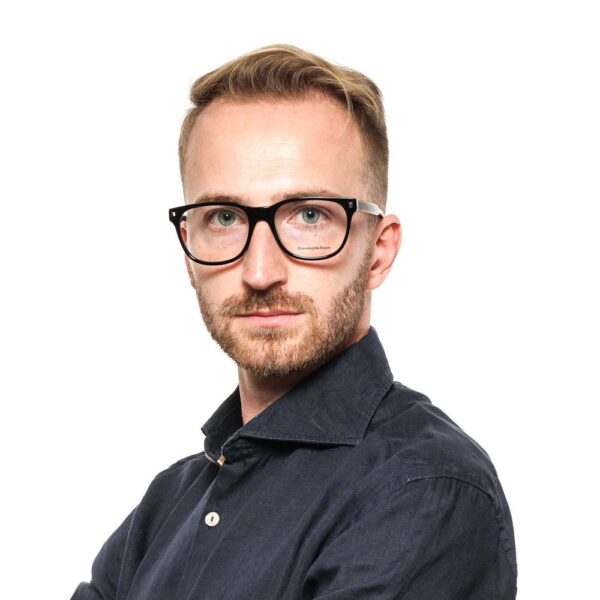 Ermenegildo Zegna Black Men Optical Frames - Image 4