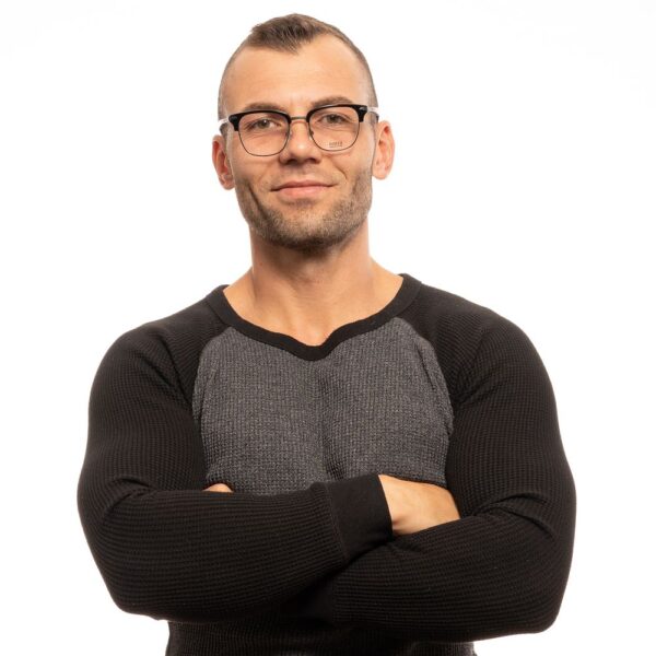Lozza Black Unisex Optical Frames - Image 5