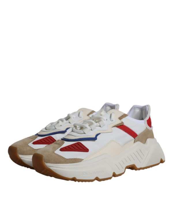 Dolce & Gabbana Multicolor DAYMASTER Low Top Sneakers Shoes - Image 4
