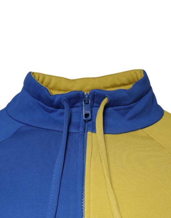 Dolce & Gabbana Multicolor Patchwork Men Sweatshirt Sweater - Image 3