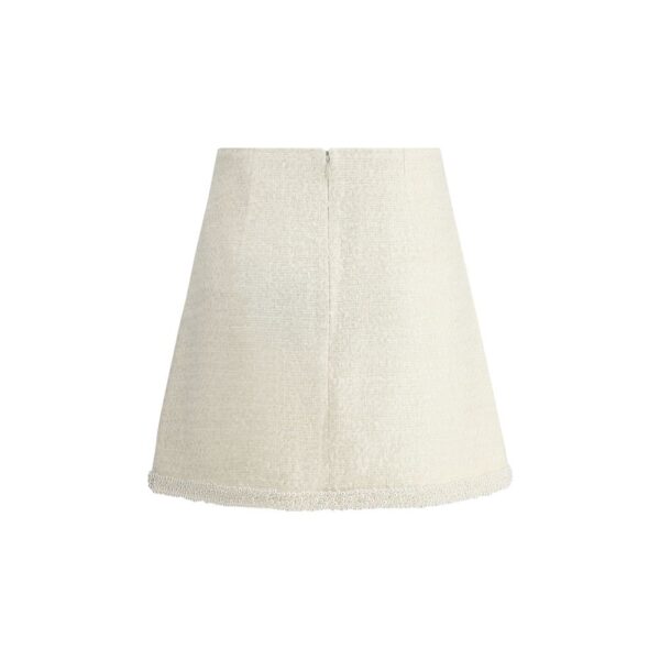 Self-Portrait Pearls bouclé Miniskirt - Image 2