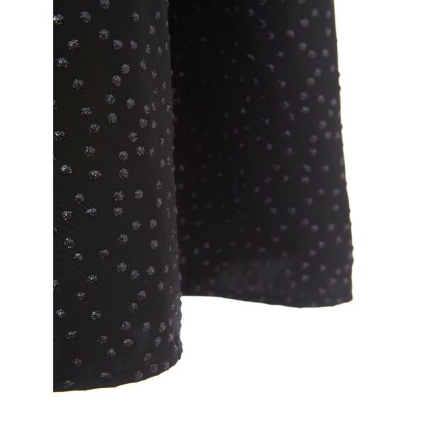 Lardini Elegant Black Polyethylene Midi Skirt - Image 5