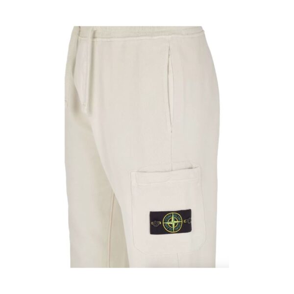 Stone Island Beige Cotton Men's Track Pant - Image 3