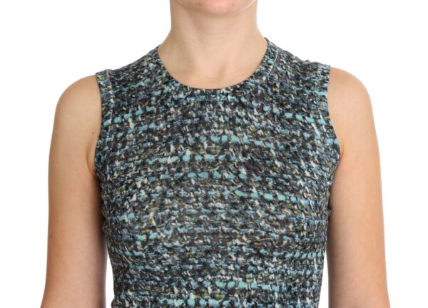 Dolce & Gabbana Elegant Blue Wool Vest Pullover Top - Image 4