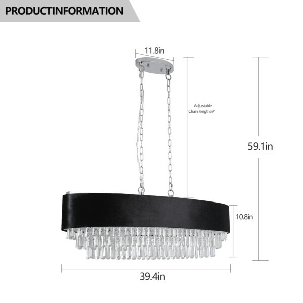 Modern Crystal Chandelier for Living-Room Cristal Lamp Luxury Home Decor Light Fixture - Image 2