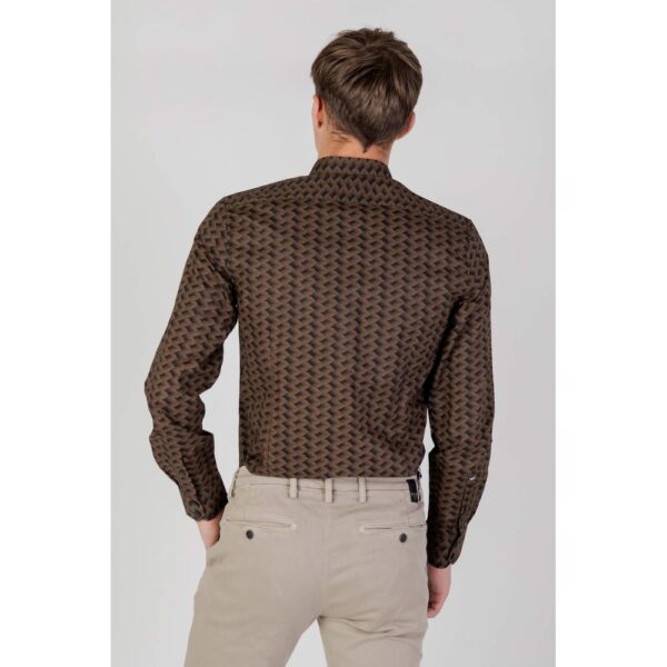 Antony Morato Brown Cotton Shirt - Image 4