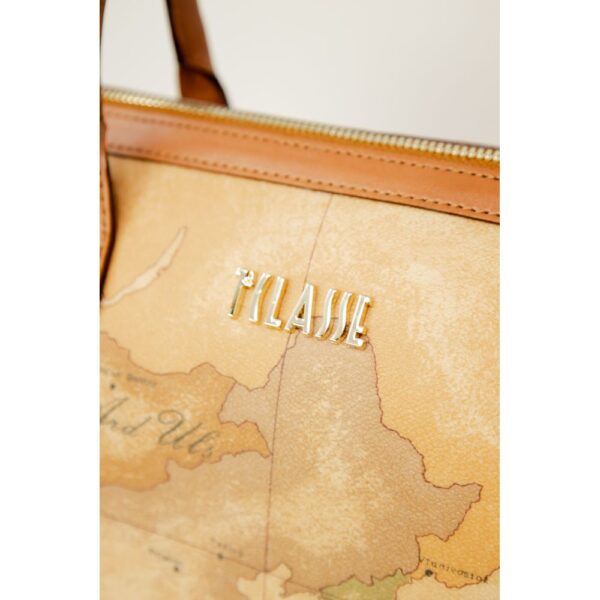 Alviero Martini Prima Classe Beige Leather Handbag - Image 5
