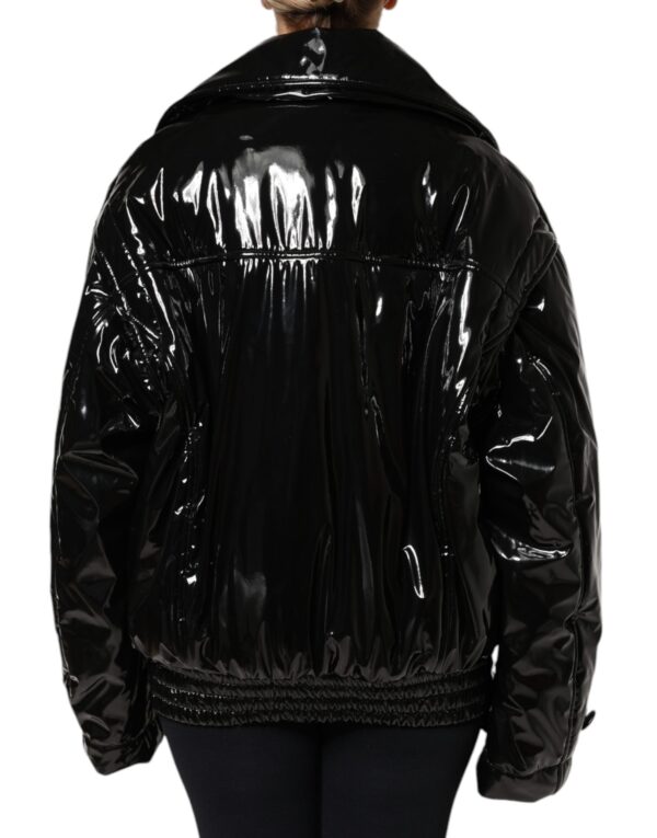 Dolce & Gabbana Black Polyester Button Down Blouson Jacket - Image 4