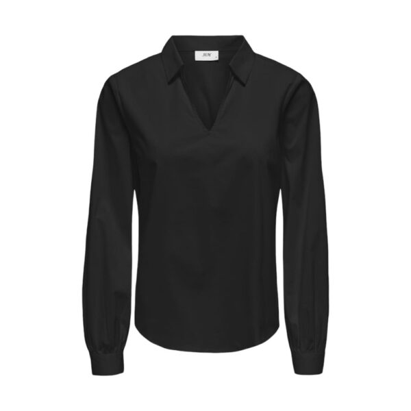 Jacqueline De Yong Black Cotton Shirt
