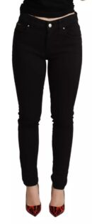 Dolce & Gabbana Black Cotton Stretch Skinny Denim Jeans