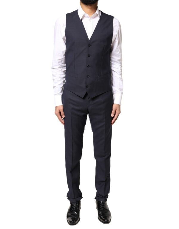 Dolce & Gabbana Black Fantasy MARTINI 3 Piece Formal Suit - Image 5