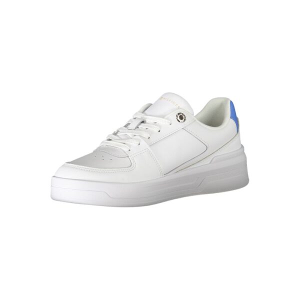 Tommy Hilfiger White Polyester Sneaker - Image 3