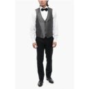 Corneliani Embroidered Silk ACADEMY CERIMO Waistcoat with 4-Buttons